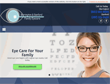 Tablet Screenshot of barringtonfamilyeyecare.com